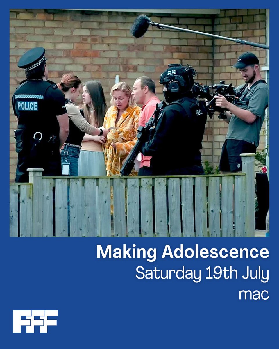 Forward Fest (@forwardfilmfest) on Twitter photo Forward Film & Television Festival are thrilled to welcome key members of the crew to reveal how this extraordinary production of the year, Adolescence came to life.
Saturday 19th July
⏰️ 2.00pm
📍<a href="/mac_birmingham/">Midlands Arts Centre (MAC)</a>
🎟 tickettailor.com/events/forward… Forward Film & Television Festival are thrilled to welcome key members of the crew to reveal how this extraordinary production of the year, Adolescence came to life.
Saturday 19th July
⏰️ 2.00pm
📍<a href="/mac_birmingham/">Midlands Arts Centre (MAC)</a>
🎟 tickettailor.com/events/forward…