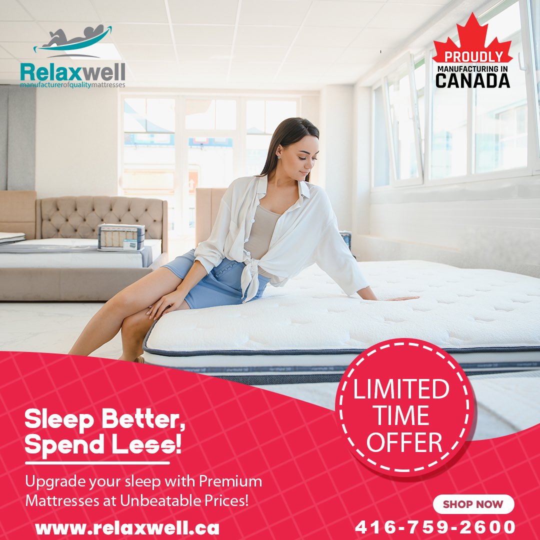 Mediacityinc's tweet photo. Designing for Comfort: My New Social Media Post for Relax Well Mattresses https://t.co/3xX8xHkMW1