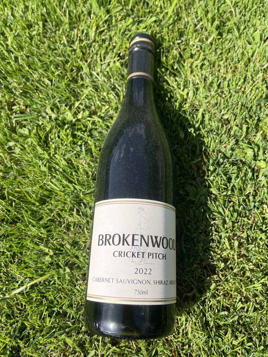 The only bottle of wine that should be taken into Lord’s 👀

#WTCFinal #AUSvSA <a href="/Brokenwood/">BROKENWOOD WINES</a>