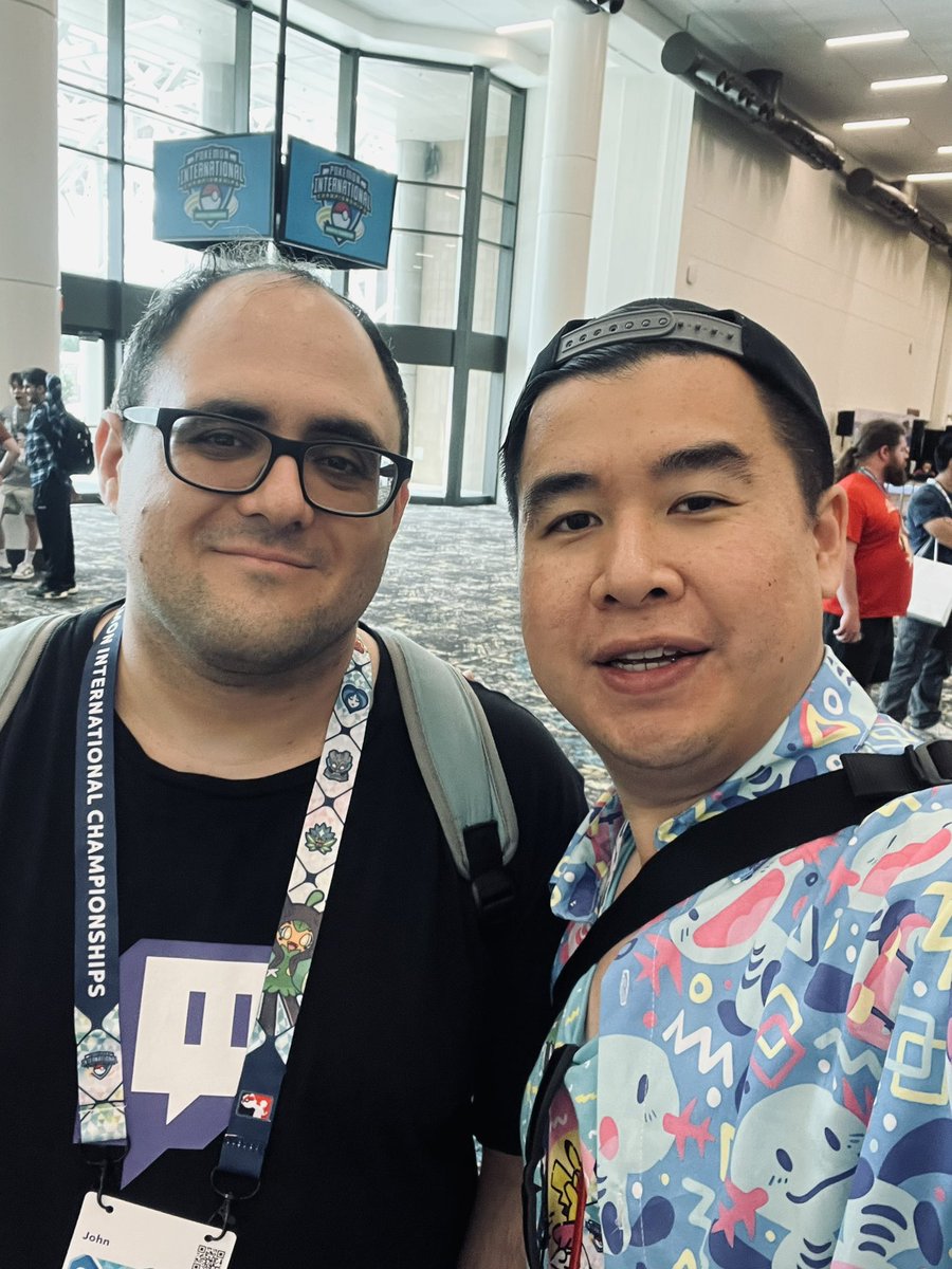 Proto ✨Pokémon TCG Vancouver Regionals 🔜 (@protoleague) on Twitter photo Happy to see fellow Twitch streamer and TCG player! <a href="/Sunny_TCG/">SunnyTCG 🔜 New Orleans we return!</a> #NAIC2025 Let’s GO! Happy to see fellow Twitch streamer and TCG player! <a href="/Sunny_TCG/">SunnyTCG 🔜 New Orleans we return!</a> #NAIC2025 Let’s GO!
