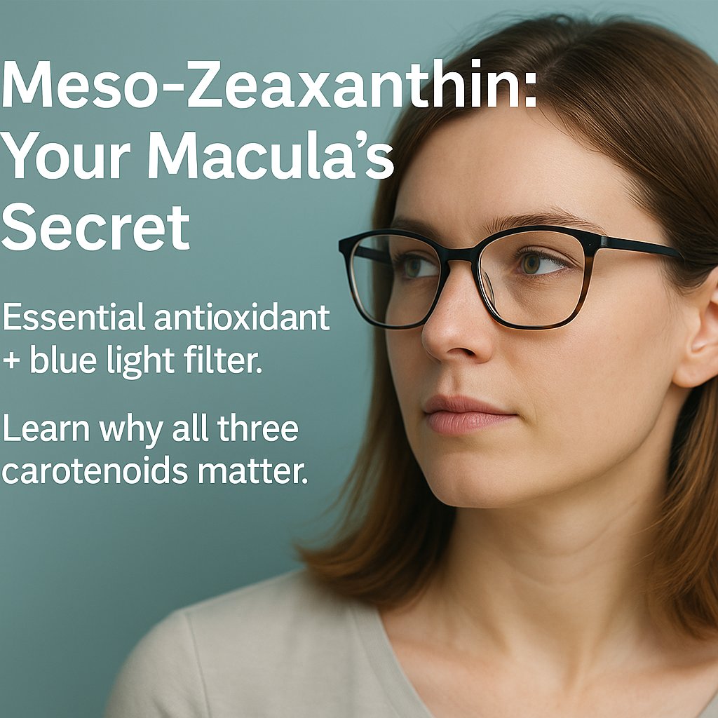 IntelFormula's tweet image. Have you heard of meso‑zeaxanthin?
It’s the macula’s secret weapon — a potent antioxidant that helps absorb blue light and support clear vision.
Discover why pairing it with lutein and zeaxanthin is key: visiondefender.co.uk/meso-zeaxanthi…
#EyeHealth #BlueLight