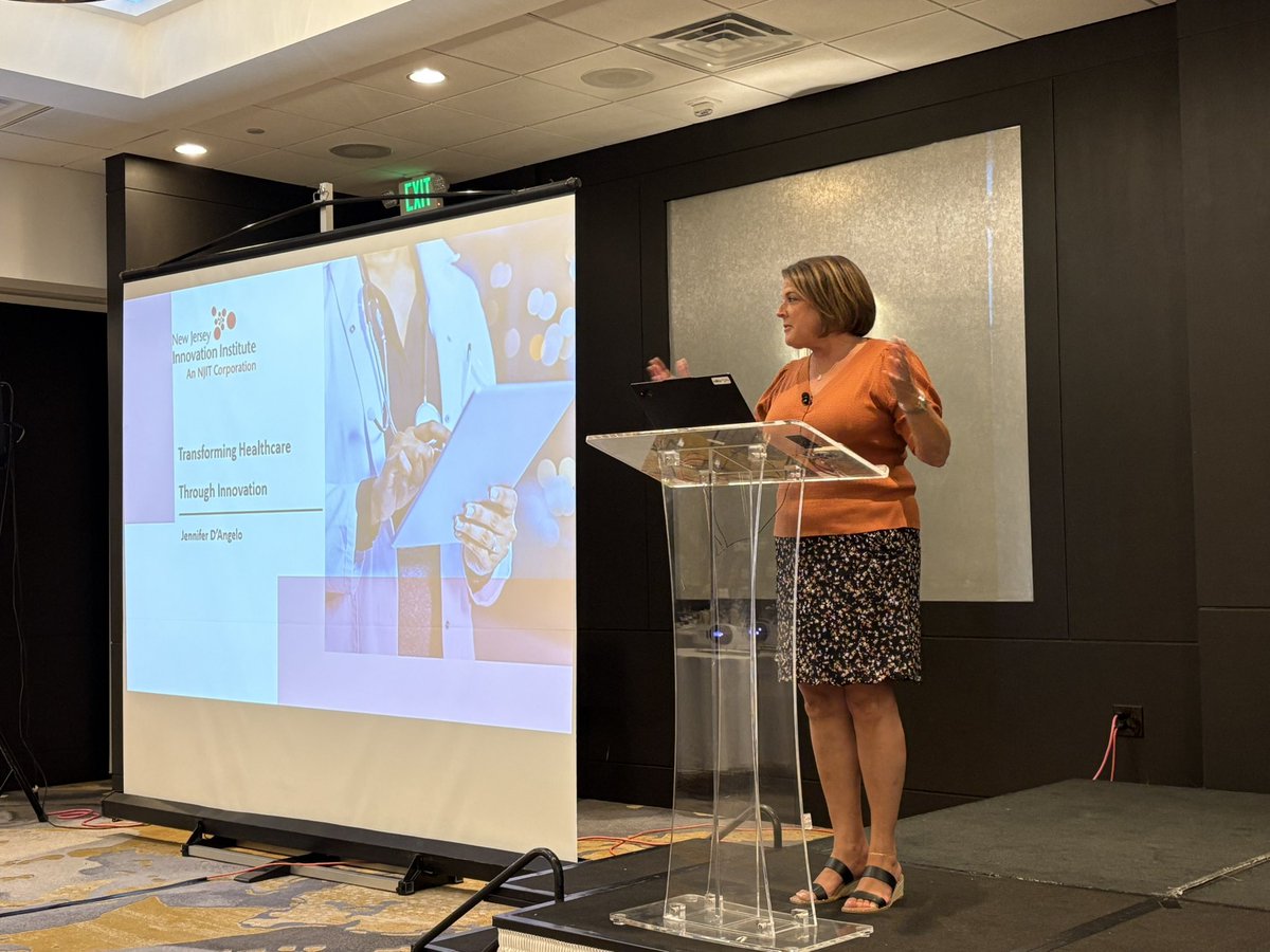 For our last session of the day, Jennifer D'Angelo, MSHCM, Chief Operating Officer of <a href="/NewJerseyII/">New Jersey Innovation Institute (NJII)</a> delivered a keynote session where she discussed AI and digital transformation in #healthcare.