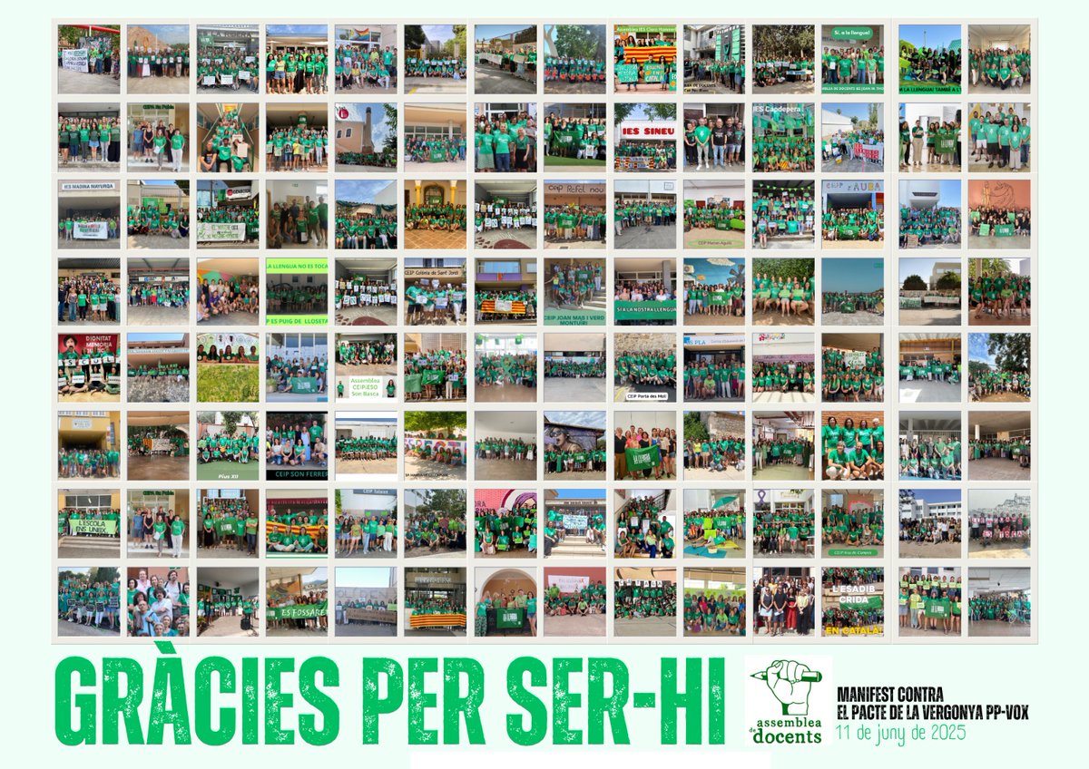 Contra la vergonya, dignitat
Gràcies per ser-hi