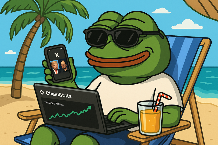ChainStatsPro's tweet photo. While the world argues politics, we’re trading data, not drama.

Sipping juice, soaking sun, and tracking every move on ChainStats —the only platform that gives you real-time alpha, zero fluff.

1.  Instant on-chain analytics
2.  Order book heatmaps & liquidation zones in real time
3.  Data built for degens, pros, and moon-chasers alike

Why argue on X when your wallet’s winning? $stats
