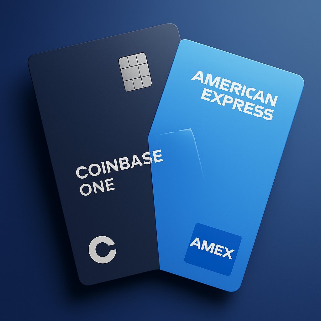 AltcoinHassan's tweet photo. 🚨 MAJOR MOVE FOR CRYPTO 🚨

Coinbase just teamed up with American Express to launch the Coinbase One Card —
✅ Earn up to 4% back in Bitcoin
✅ Spend like normal, stack like a degen
✅ Launching Fall 2025

This isn’t the future. This is right now.

Crypto is officially going mainstream. 💳🟠
#Coinbase #Bitcoin #CryptoCard #Amex #Adoption