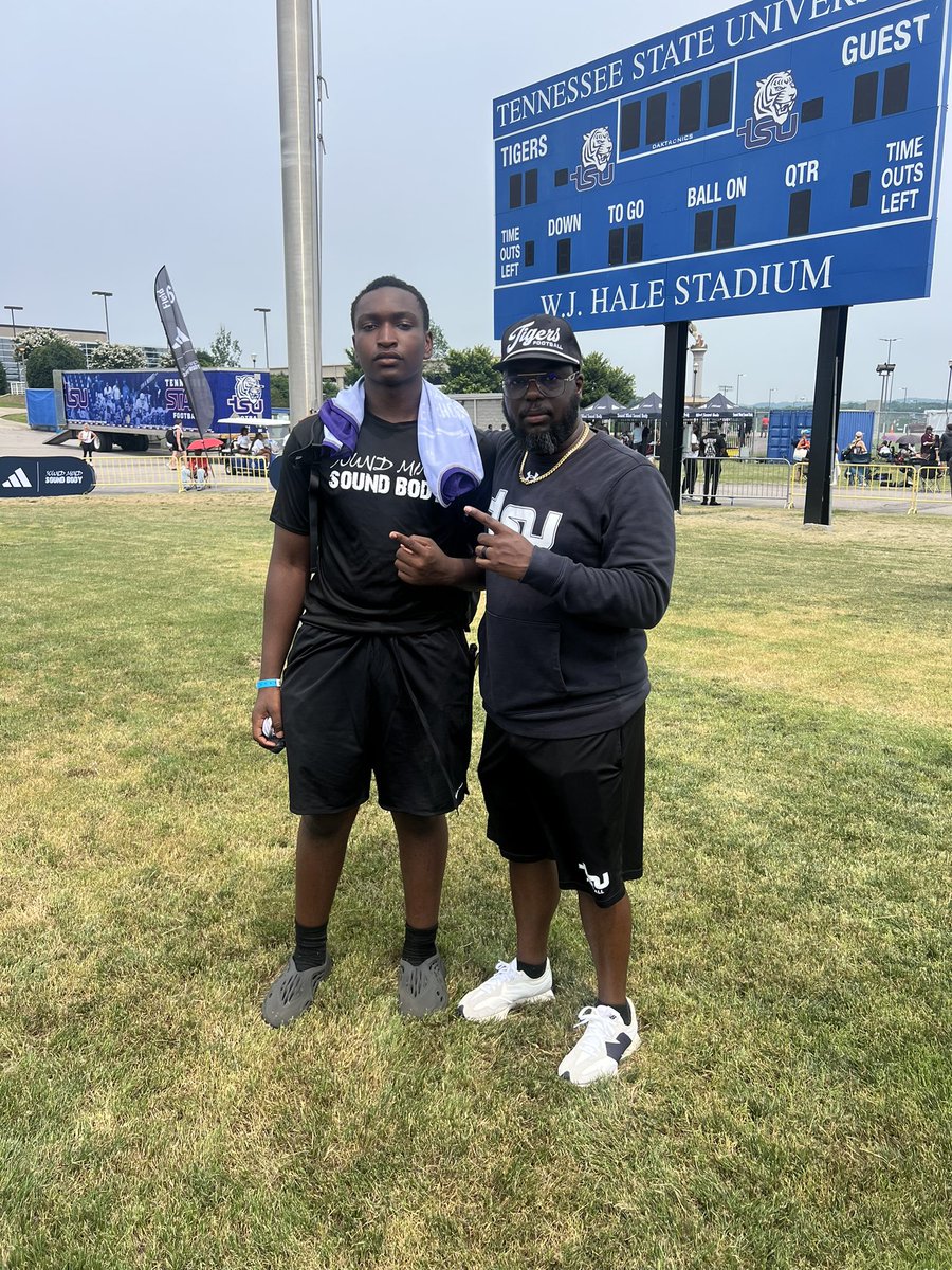 After a Great camp I am blessed to say I received another offer from Tennessee State University <a href="/CoachRush_CTFB/">Coach Marvin Rushing</a> <a href="/CoachRob_CTFB27/">Coach Culley Robinson</a> <a href="/CoachDaws_/">Daws 🥇</a> <a href="/AllenTrieu/">Allen Trieu</a> <a href="/MarcSutherland_/">Marcus Sutherland</a> <a href="/smsbacademy/">SoundMind SoundBody®</a>
