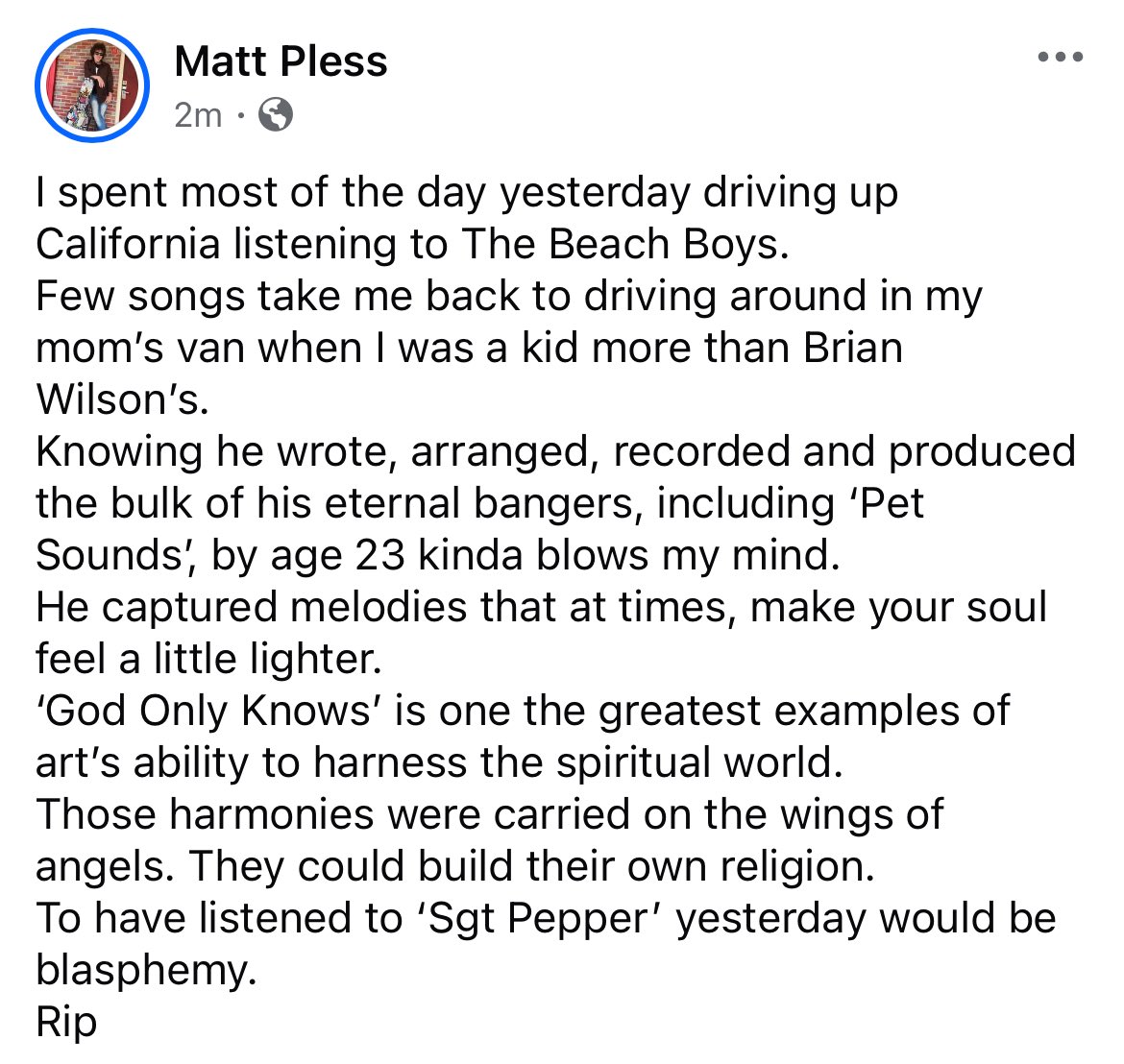 #ripbrianwilson #thebeachboys #brianwilson
