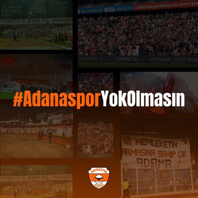 ADANASPOR YOK OLURSA, BU ŞEHİR YETİM KALIR #AdanasporYokOlmasın