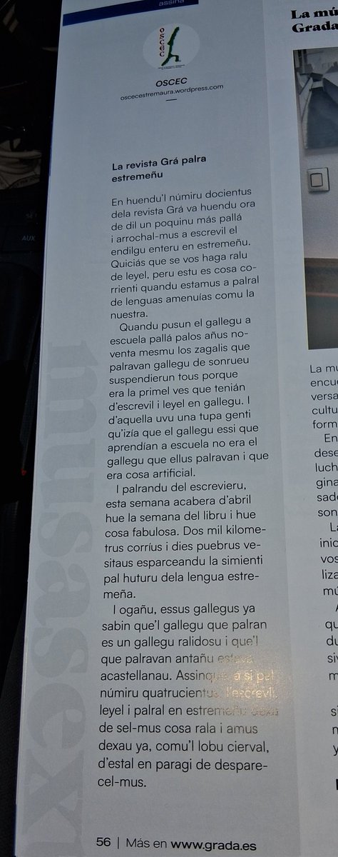 Un gustu de hazel parti del númiru 200 dela <a href="/revistagrada/">Revista Grada</a>! 💚🤍🖤