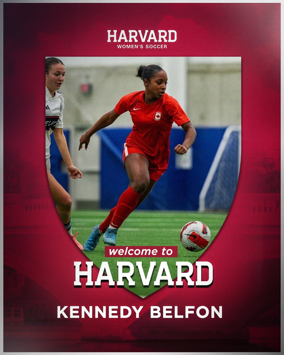 👏 Welcome to Harvard!

➡️ Kennedy Belfon
➡️ Forward

📰 tinyurl.com/2cnkno9x

#GoCrimson #OneCrimson