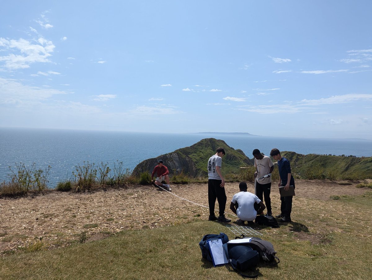 BWSixthFormVI's tweet photo. Day 2 for our Geographers in Dorest. Exploring sites along the Jurassic Coast like Durdle Door and Lulworth Cove and developing their fieldwork skills! #geographytrip #fieldwork https://t.co/EPL8i23nlh
