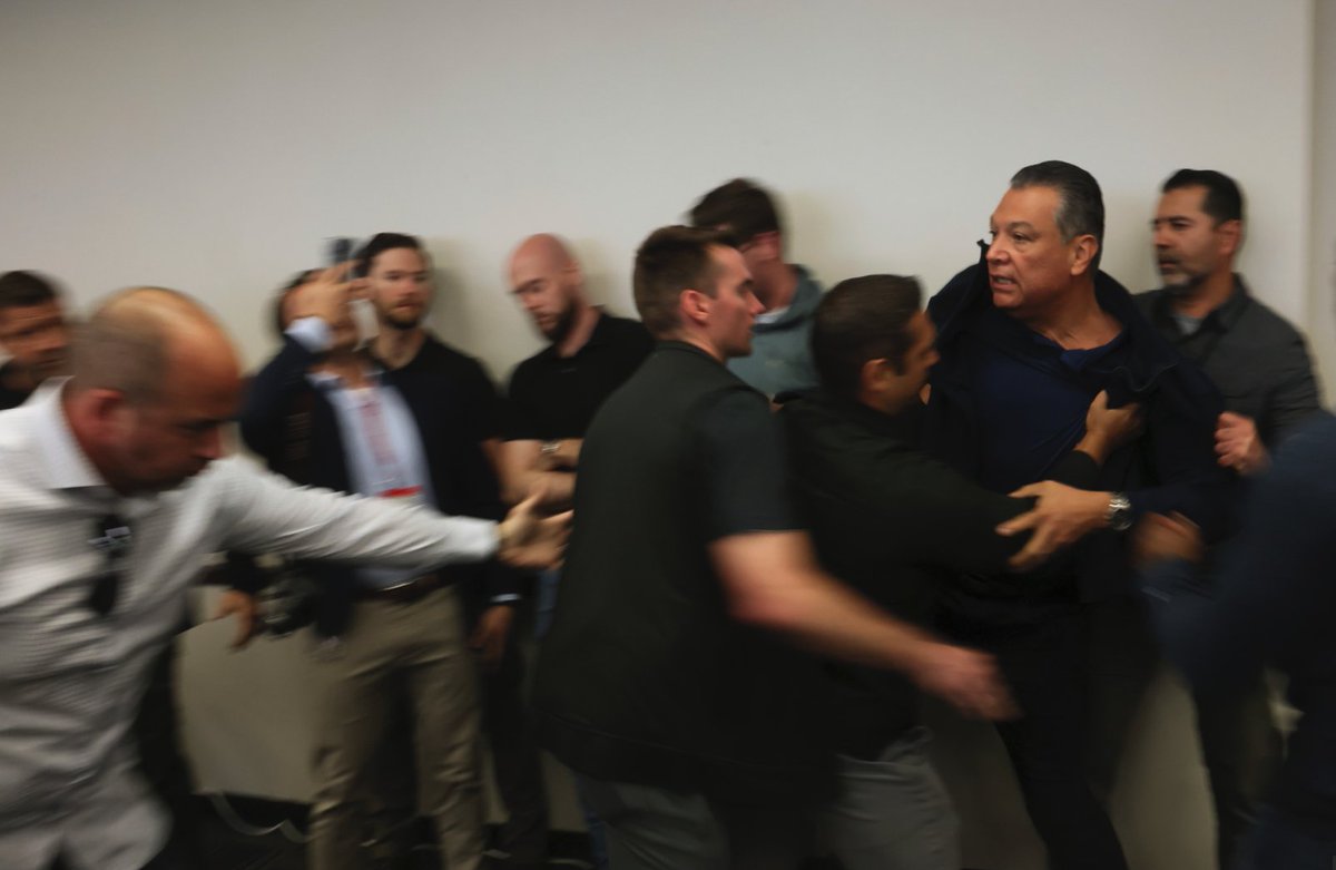This is what Trump's government thugs are willing to do in broad daylight, to a US Senator, with cameras on. 

They are sending the message that anyone who disagrees with Trump isn't safe in America. 

This is authoritarianism.