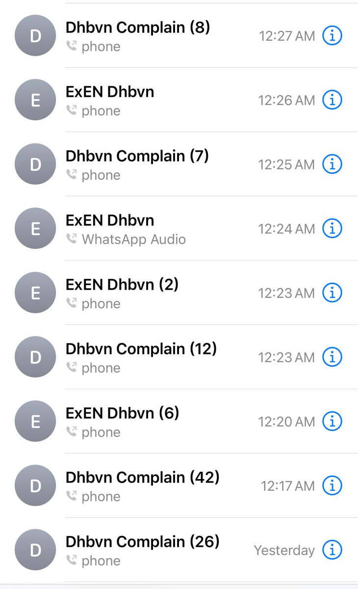 Thats my call log !
Thats the status of electricity in our Millennium City <a href="/DC_Gurugram/">DC Gurugram</a> <a href="/DHBVNL/">DHBVN (दक्षिण हरियाणा बिज़ली वितरण निग़म लिमिटेड)</a> <a href="/gurgaon_live/">Gurgaon LIVE!</a> <a href="/cmohry/">CMO Haryana</a> <a href="/MukeshSharmaGG/">Mukesh Sharma</a> 
या तो सुधार ले आओ , या फेर इसने मिलेनियम सिटी बुलवाना छोड़ दो
और धर दो नाम  — “गामा का गाम गुडगम्मा”
#shameonadministration 
#pathetic 
#शरमकारो