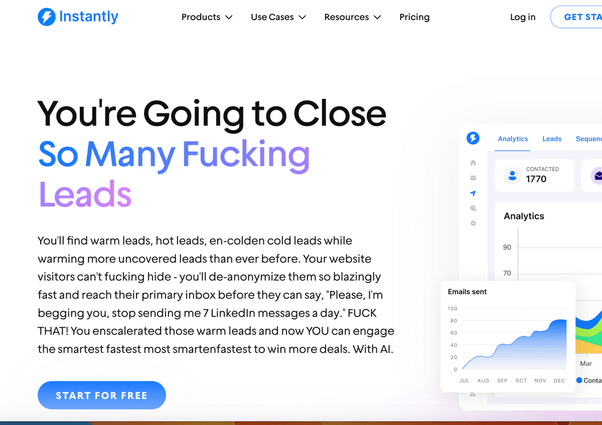 Every SaaS sales product be like...