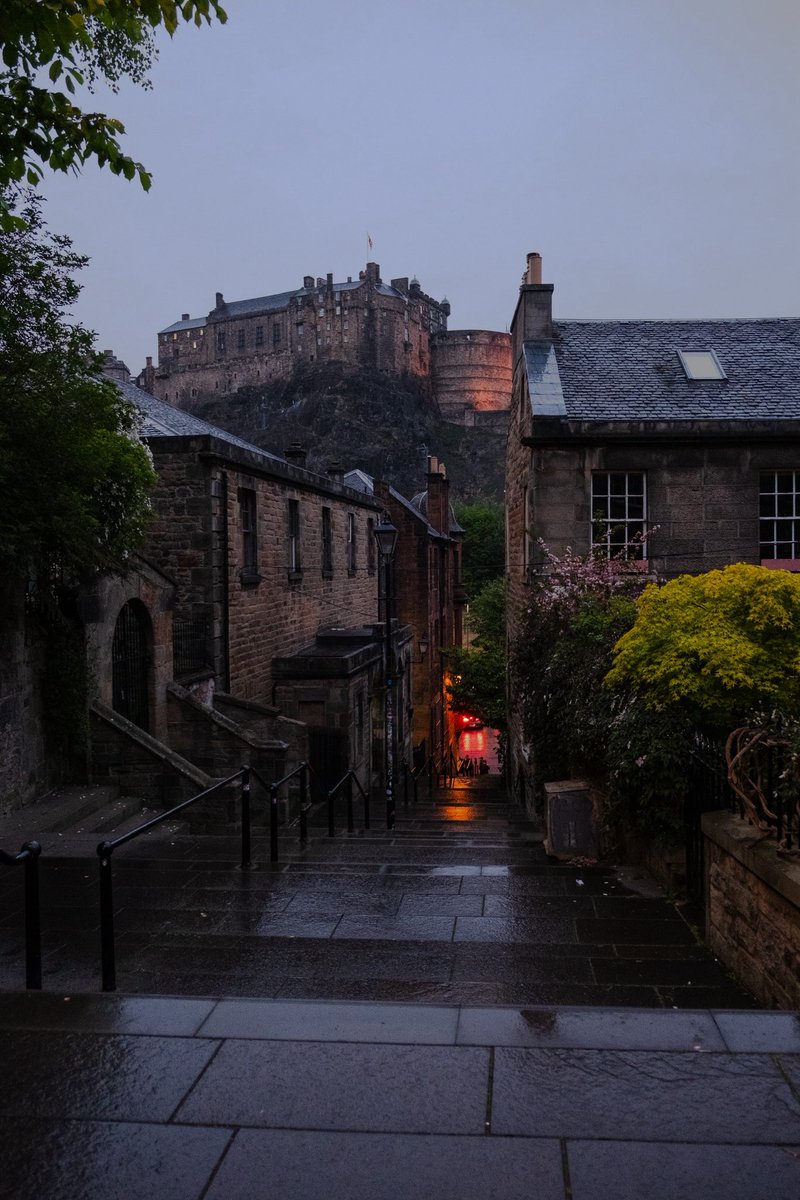 going for a walk in Edinburgh on a rainy evening &gt;&gt;