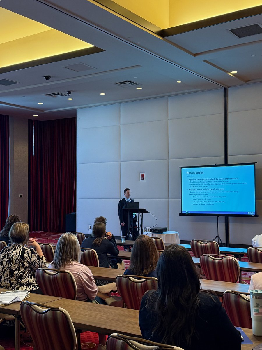 Daniel Marcellus of SkyPort IT, Inc. presenting Workshop 401 “Social Engineering: ‘Trust But Verify’”👏

Brian Felton, Esq. of MLMIC presenting Workshop 402 “Legal Issues With EHR and CURES Act”👏

#NYMGMA25