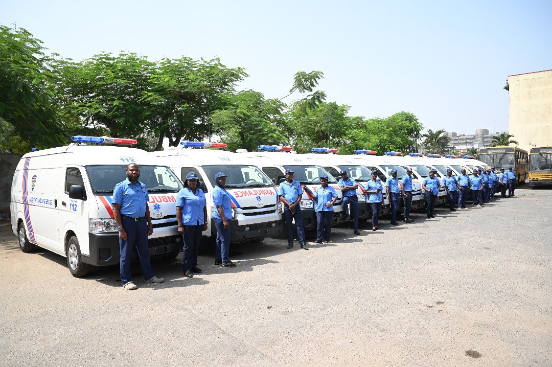 The Lagos State Ambulance Service (LASAMBUS)

Year Captured:  2021 - 2025 

- 44,152 out of 45,277 calls responded to 

-  36,919 Patients treated 

- 11,200 patients (2023 only)

- ZERO In-transit deaths (2022 &amp; 2025) 

- 931 Total Field assignments

STAFF STRENGTH 196 personnel