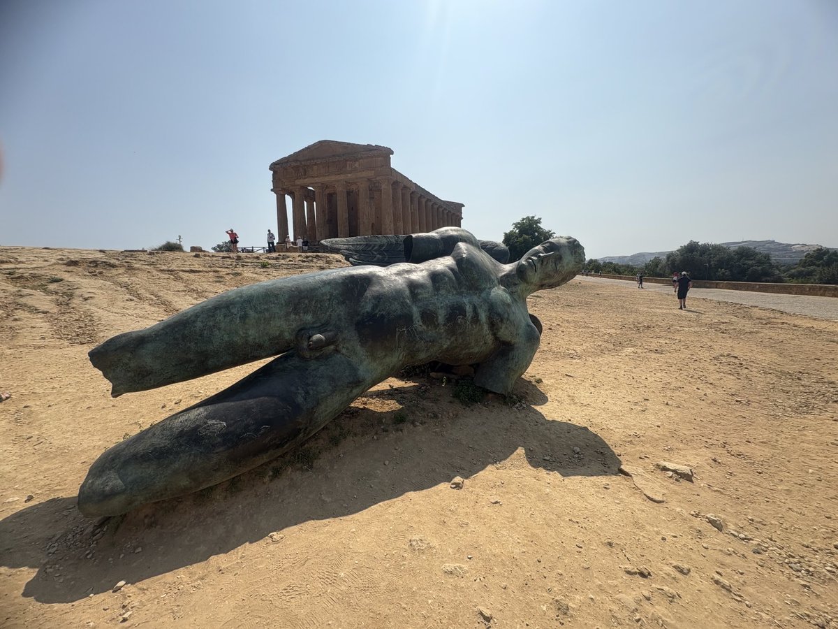 Agrigento, located in southern Sicily, is primarily associated with the Valley of the Temples (Valle dei Templi), an extensive archaeological site from the period of Great Greece (Magna Graecia) famous for its well-preserved Doric temples.