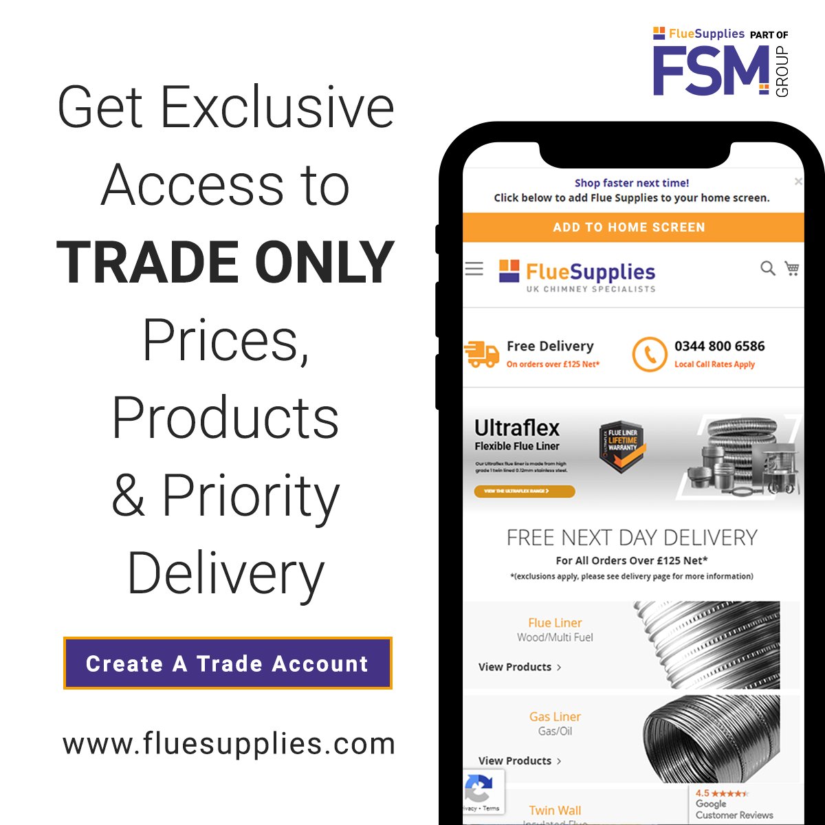 🔥 Are you a Fireplace Shop, HETAS, NACS, or Gas Safe registered installer? Get exclusive access to trade only prices, products &amp; priority delivery 👉 Create A Trade Account Today: fluesupplies.com/trade-account 
#TradeAccount #InstallerPerks #HETAS #GasSafe #NACS #FlueSupplies