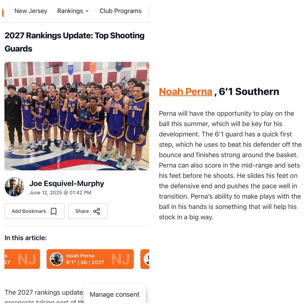 <a href="/PrepHoops_NJ/">Prep Hoops New Jersey</a> continues showing <a href="/noah_perna/">Noah Perna</a> love!  <a href="/jerseyforce_/">@jerseyforce_</a> <a href="/coachjgriff1/">coachjgriff</a> <a href="/CoachCGolden_/">Chris Golden</a> <a href="/CoachPRamsay/">Patrick Ramsay</a>