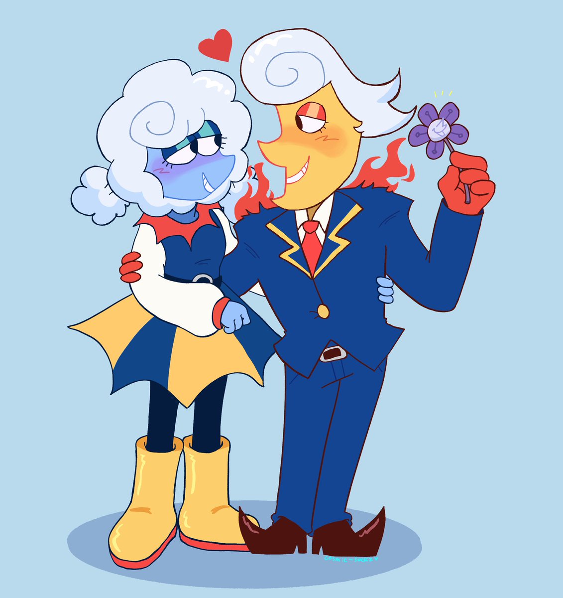 The weather always sticks together! 

#DELTARUNE #DeltaruneFanart #DeltaruneChapter3