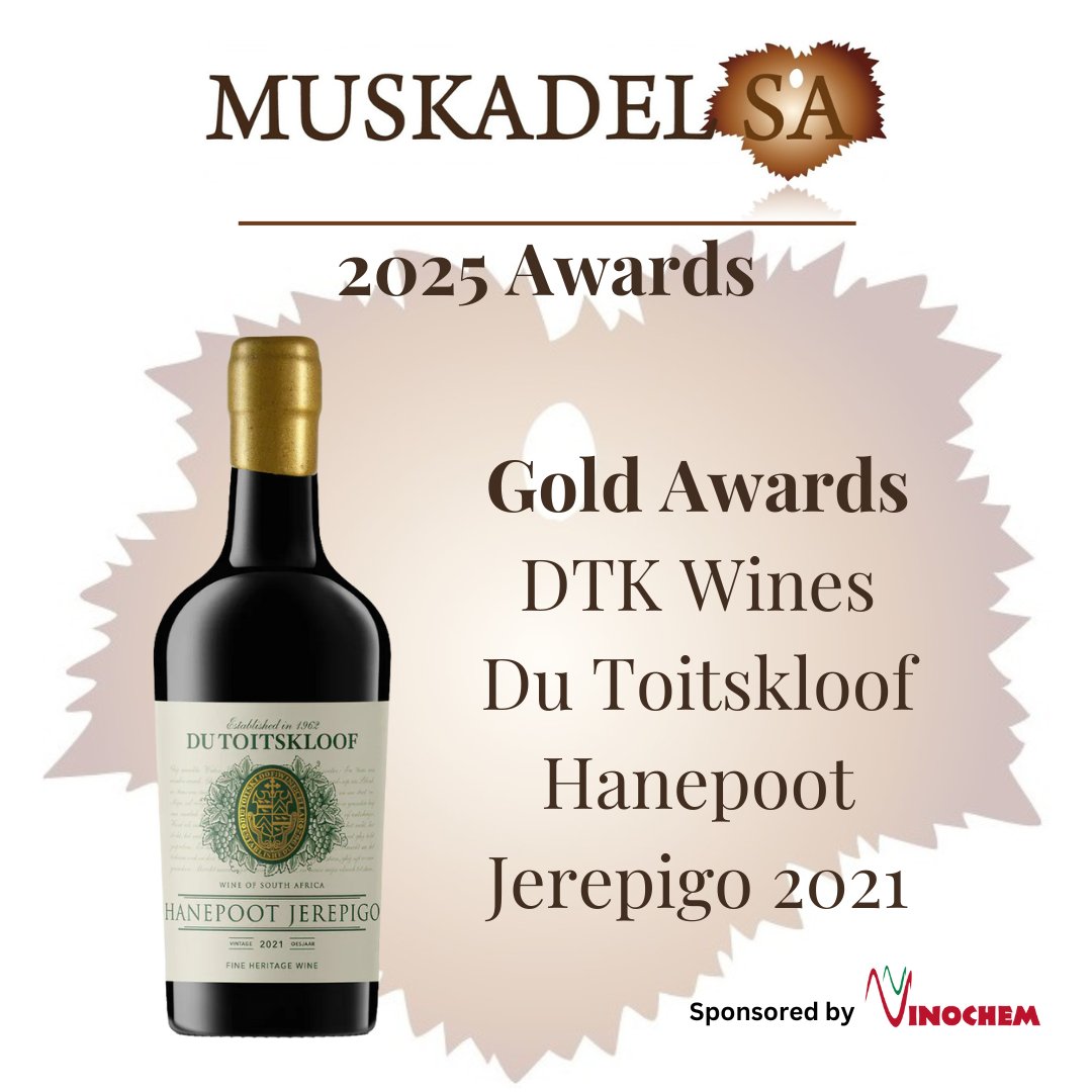 Yolandi de Wet (@yolandidewetpr) on Twitter photo 2025 #MuskadelSAAwards #Gold <a href="/dtkwines/">DTK Wines</a> Hanepoot Jerepigo 2021 - Congratulations! Thank you Vinochem for your financial support. #Cheers #SouthAfrica #Wine 2025 #MuskadelSAAwards #Gold <a href="/dtkwines/">DTK Wines</a> Hanepoot Jerepigo 2021 - Congratulations! Thank you Vinochem for your financial support. #Cheers #SouthAfrica #Wine