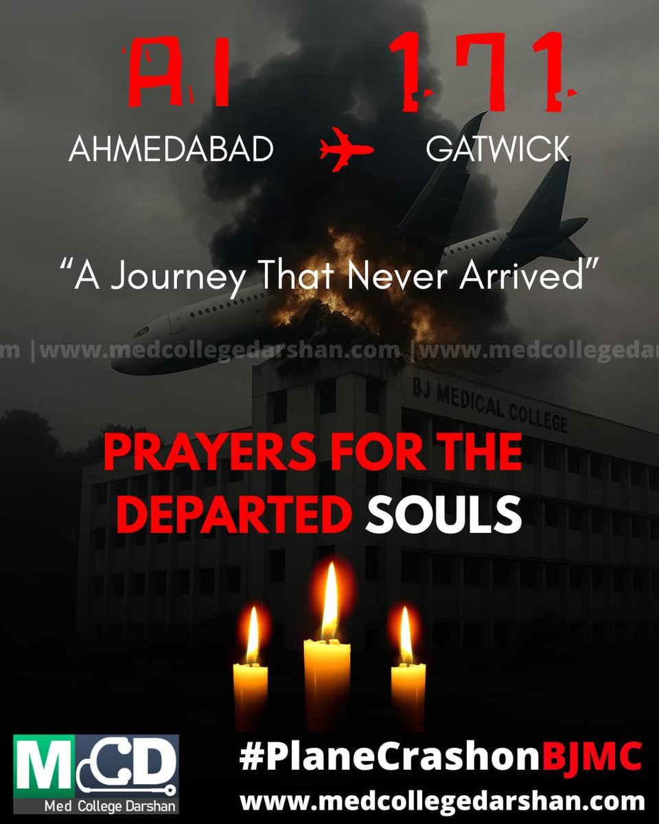 mcollegedarshan's tweet photo. Om Shanti🙏

#AhmedabadSupports #PlaneCrash #Ahmedabad #AhmedabadPlaneCrash https://t.co/DRvHx2G0wx