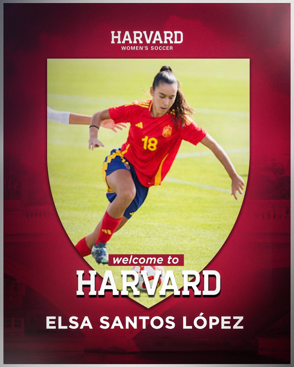 👏 Welcome to Harvard!

➡️ Elsa Santos López
➡️ Midfielder

📰 tinyurl.com/2cnkno9x

#GoCrimson #OneCrimson