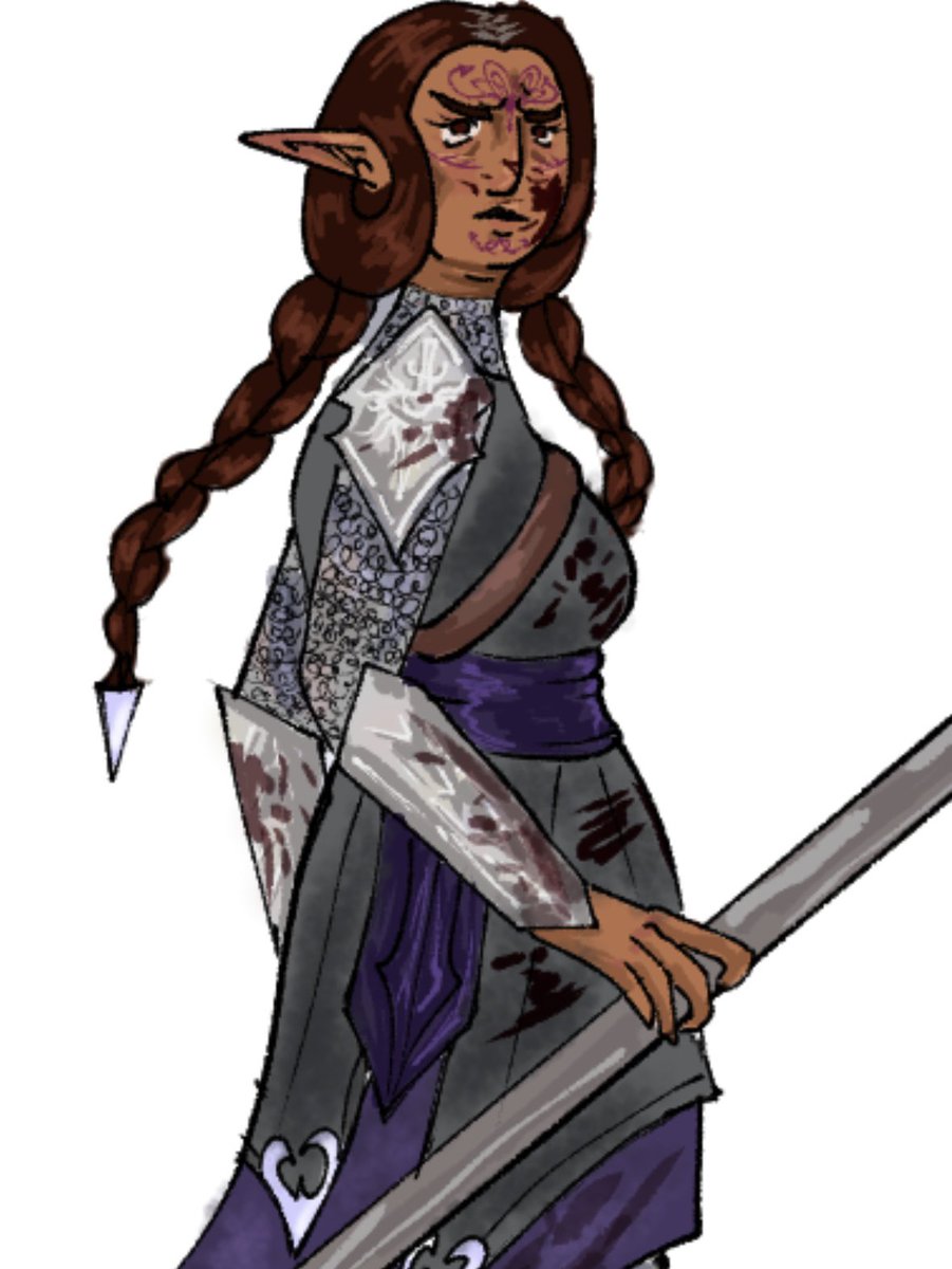 mockingbyrd04's tweet photo. @Westlywheatlya2 My current Lavellan, Siona ☺️ https://t.co/ip9Id3o1Bu