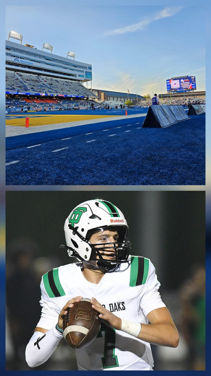 Quick #BoiseState Quarterback recruitment update:

Jackson Taylor, a talented CO26 QB out of Thousand Oaks HS in CA was originally scheduled to visit Boise this weekend. 

Once Boise got it's 2nd QB that visit was canceled.

With Boise losing a QB commit today Jackson tells me he