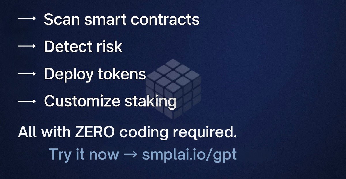 <a href="/ZssBecker/">Alex Becker 🍊🏆🥇</a> <a href="/AndrewCryptoHQ/">Andrew Crypto</a> <a href="/ZssBecker/">Alex Becker 🍊🏆🥇</a> Have you checked out <a href="/SimpleAI_/">SimpleAI</a> yet? This is an early stage project that’s quietly building a game changer for Web3 and DeFi.

#SimpleAI gives you all of it in one place:
🧠 SimpleTrade
📈 SimpleChart
💱 SimpleSwap
🛡️ SimpleSafe
🔐 SimpleProof 

smplai.io