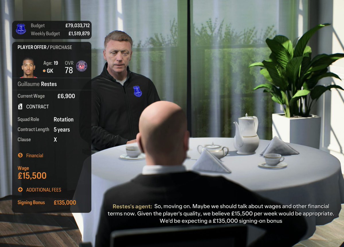 Underrated Career Mode Moment!!
The relief when your new signing’s agent recommends the player’s wages 🤣🤣🤣 #FC25 💎