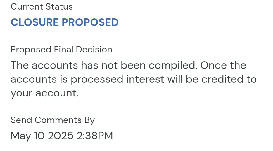 DuttRajnish's tweet photo. @epfopune1 @socialepfo @epfokandivaliw1 @PMOIndia This is the official reply I got for grievance I raised. I just wanted to knw whether interest for 2023-24 is not paid for all or its only for my account. https://t.co/GrVs38FR3a