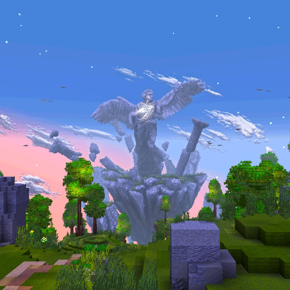 Sky Island in-game screenshot

#Minecraft #Minecraftbuilds #minecraft建築コミュ #マインクラフト