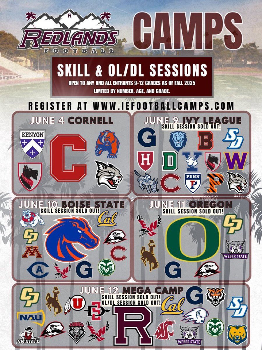 brocclites11's tweet image. I’ll be at redlands mega camp today.
@dthedeacon
