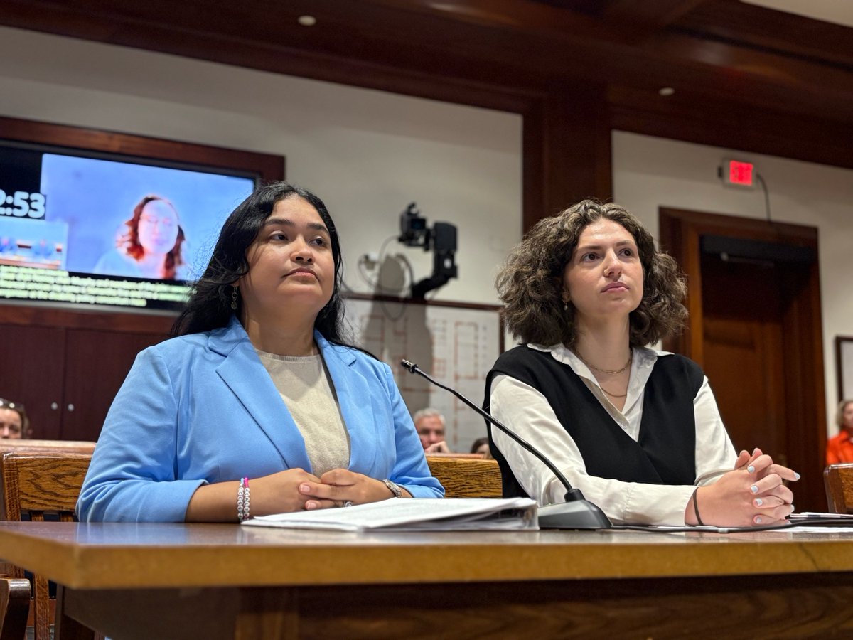 HCFA's tweet image. On Tuesday, HCFA's Grace Jurkovich & Leslie Diaz testified on H.1092, An Act to ensure affordable prescription drugs through accountability standards. Their testimonies highlighted the prescription drug affordability challenges in the Massachusetts health care system #mapoli