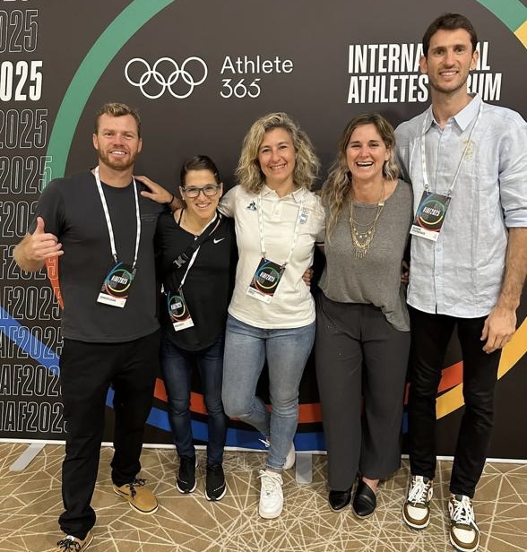 🇦🇷Paula Pareto, Cecilia Carranza, Milka Kraljev, Germán Chiaraviglio y Leandro Usuna participaron en el 12º Foro Internacional de Atletas, en Lausanne: tinyurl.com/5eftdxy2