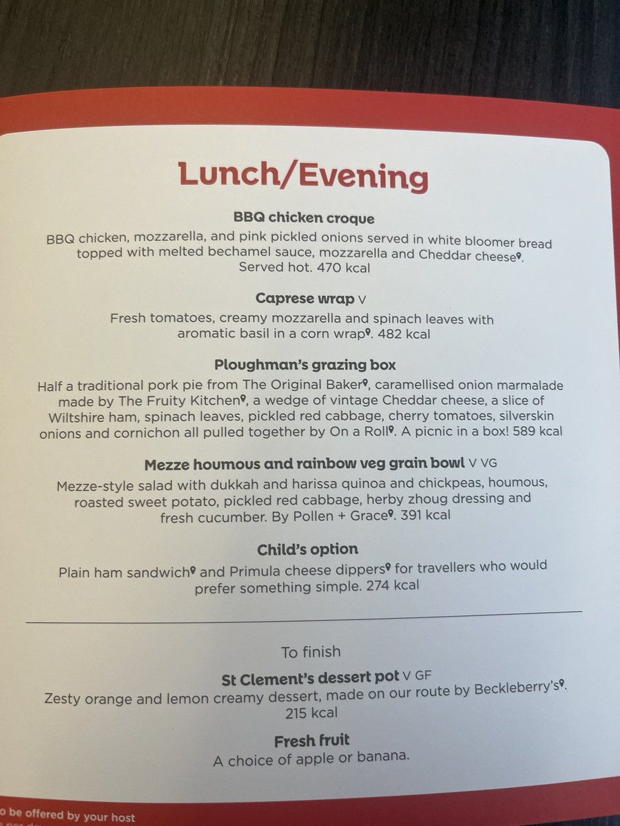 All change with <a href="/LNER/">London North Eastern Railway</a> menus. Only the Deli menu here. Guess what I’m going for here, kids 👨‍🌾