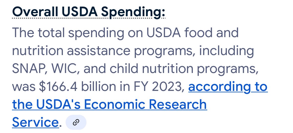 TryingTwoSmile's tweet image. The U.S. spent $166 billion on food stamps and other subsidies during FY 2023.  Who gets this money?  NOT the impoverished, they get food.  Corporations like Walmart, Kroger, Aldi’s, Ralph’s, etc. are the TRUE beneficiaries of these programs.  Somebody ask their Lobbyists if they…