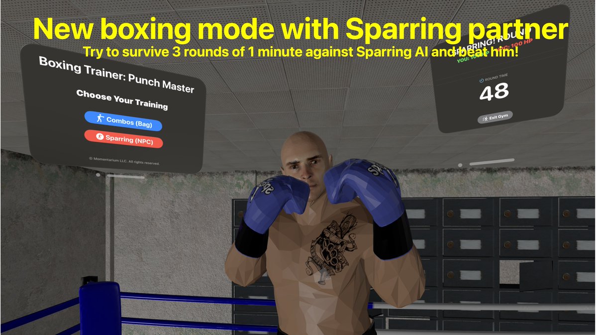 greybax's tweet photo. I've just generated 4 screenshots via @StudioAppScreen. #AppStore #AppScreenStudio #AppStoreConnect #iosdevs #VRGame #VisionPro #VisionOS #VRBoxing https://t.co/fQc7ABltBt