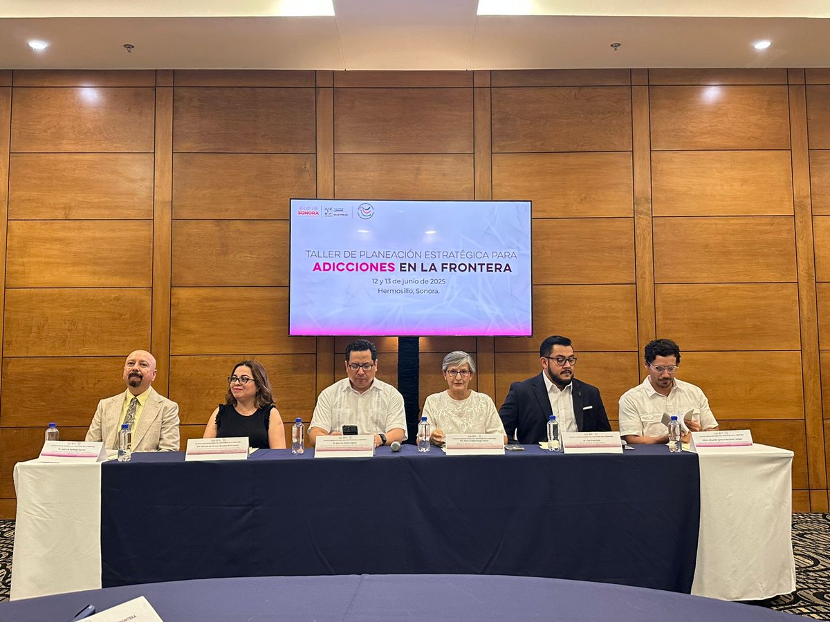 Hoy es el primer día del Taller de Planeación Estratégica de Adicciones en la Frontera, llevado a cabo en conjunto con la <a href="/ssaludsonora/">Salud Sonora</a>.