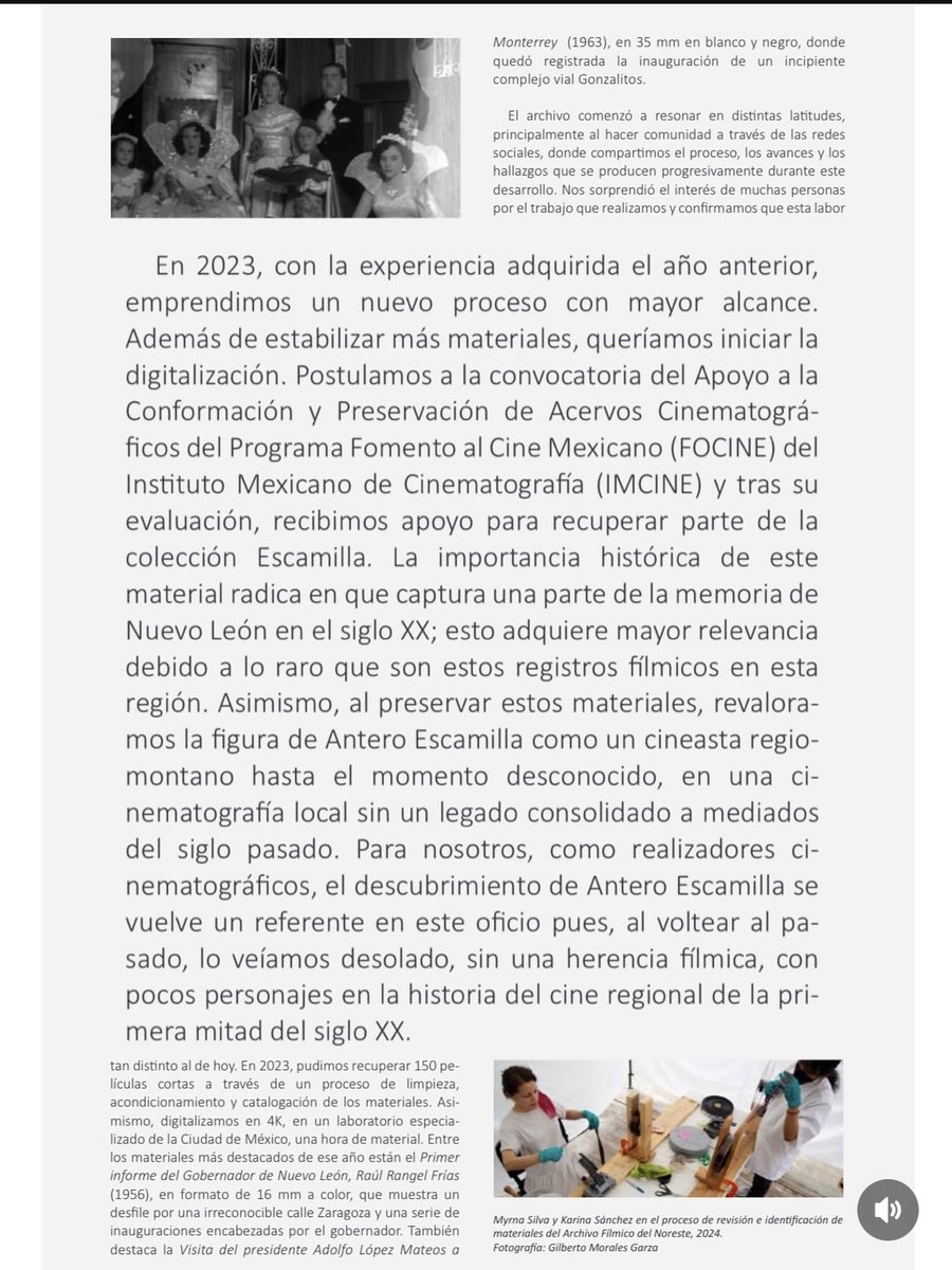 afdelnoreste's tweet photo. En el nuevo número de la revista Cultura Regional editada por la @uanl y que en este fascículo se dedica a los archivos de la región, colaboramos con un texto de @GilMoralesg, fundador del AFN, que entre otras cosas, nos narra el origen de nuestro archivo. https://t.co/Q2gJT6volW