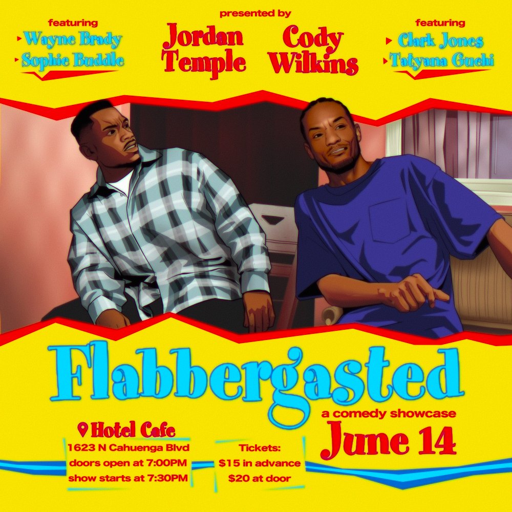 hosting a fun lineup in LA at @ Hotel Cafe this Saturday at 730 with the great <a href="/WayneBrady/">Wayne Brady</a>. pull up for the live band and yuk yuks