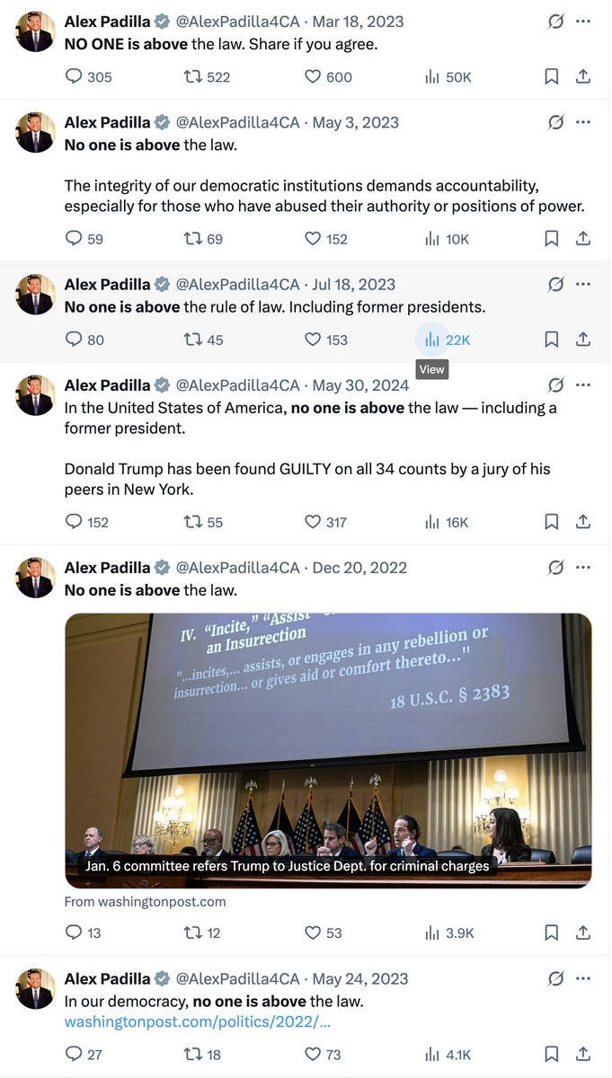 PolitiBunny's tweet photo. Hey Alex, you still feel this way? :) You posted it soooo many times ... lol @AlexPadilla4CA https://t.co/gqaZwsSGmv