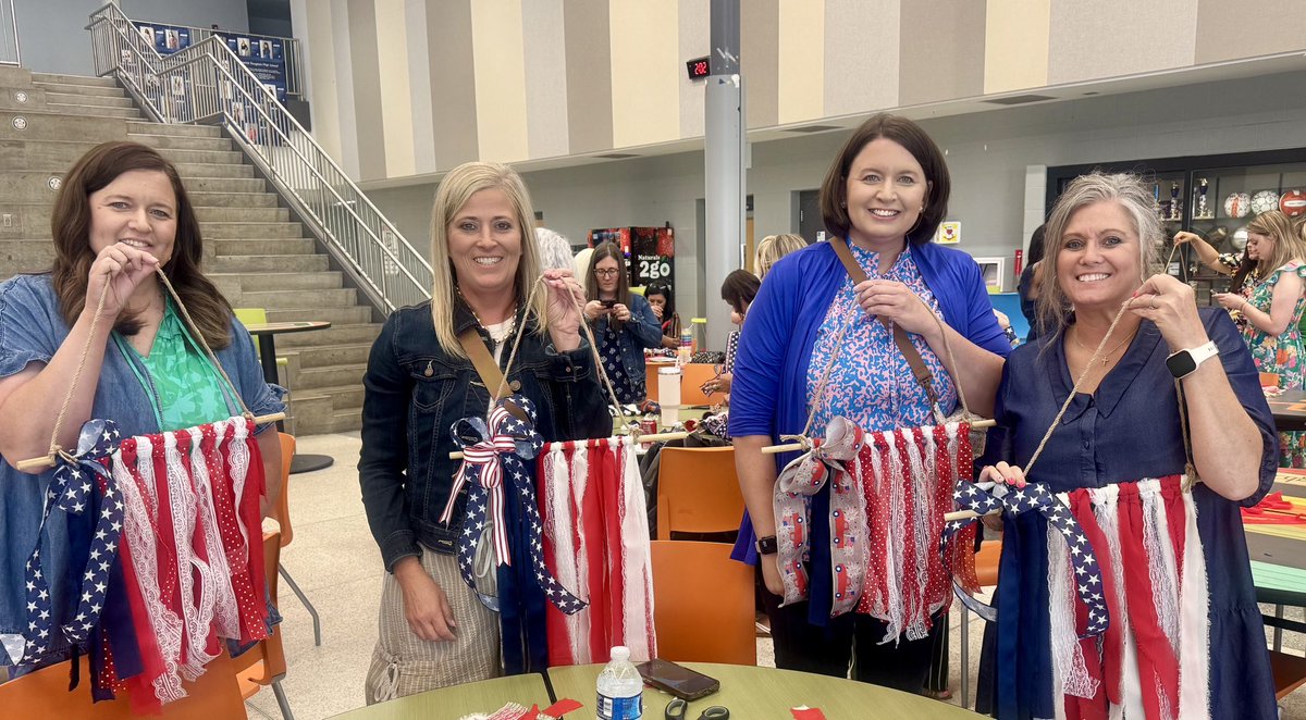 Had a great time crafting flag wreaths to hang on our doors while learning the rich history behind the U.S. flag with our wonderful and amazing presenter, Wendy King. A perfect blend of creativity and patriotism!

<a href="/KEDCGrants/">KEDC Grants</a> 
<a href="/KEDC_HERO/">HERO</a>
