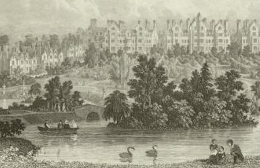 SloughMuseum's tweet image. Step back in time with us this Throwback Thursday to when Herschel Park, once known as the pleasure grounds of the Upton Park Estate ... for the whole story follow us on Fb and IG.

#ThrowbackThursday #museumcollection #WorkOfTheWeek #sloughte