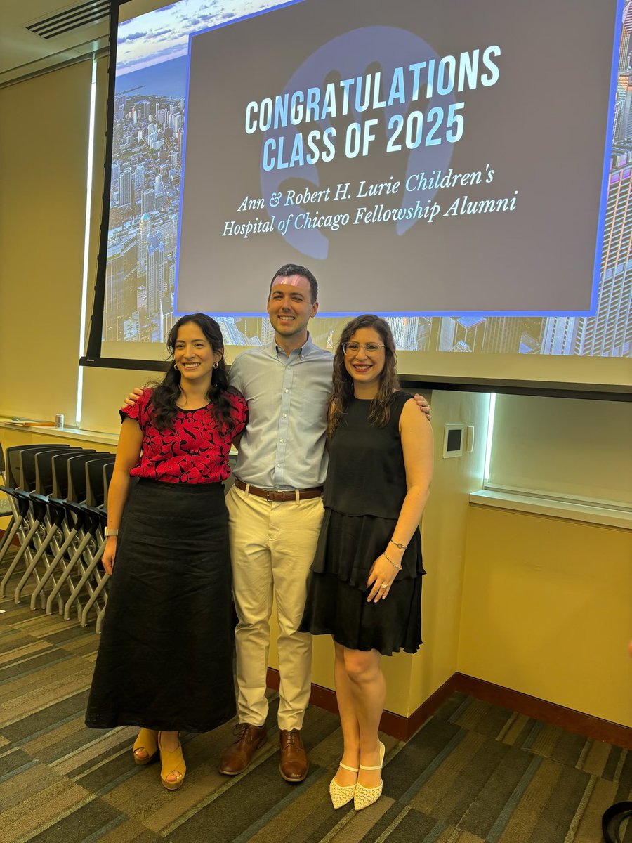 So proud of our pediatric nephrology fellowship graduates!

Drs. Ana Solis Zavala, Sammi Schwartz, and Andy Vissing, we could not be more proud and look forward to following your careers over time! 🫘😍