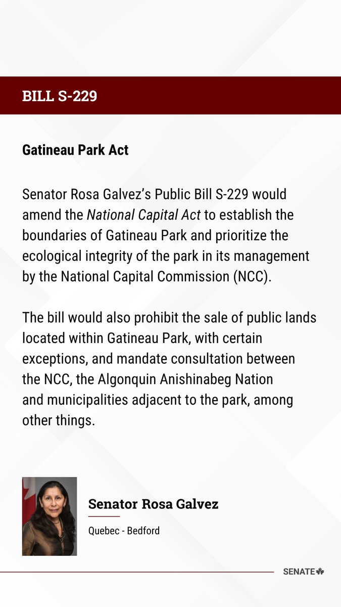 Senators are now discussing @senrosagalvez’s Bill #S229 at second reading in the Senate: ow.ly/vckG50W8wVq

#SenCA #CdnPoli