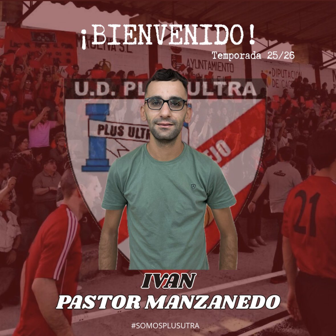 📣 𝗢𝗙𝗜𝗖𝗜𝗔𝗟 | Iván, nuevo entrador del UD Plus Ultra.

Vuelve a su casa, después de su gran experiencia por diferentes equipos como Santa Amalia, Campanario, Castuera… de la mano de Manu Agudo, la primera piedra de este proyecto comienza contigo. 

Aúpa Plus Ultra
❤️🖤