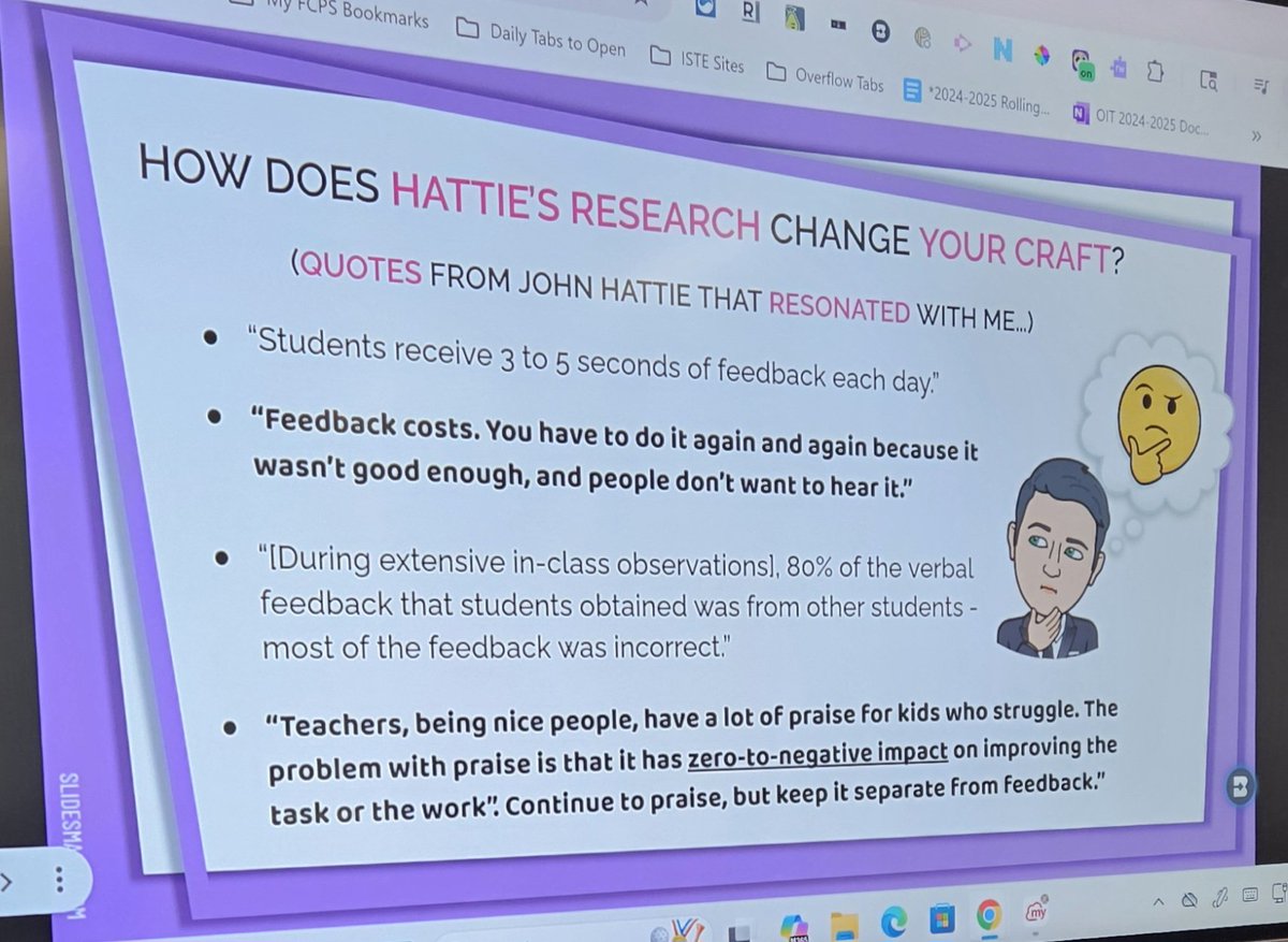 Yikes, students receive 3 to 5 seconds of feedback a day?  Thankfully, this session gave me lots of resources and formats to easily give student feedback.  Thumbs up, Jerry Broyles, for your ready to use ideas.
#KEDCgrants
<a href="/KEDC1/">KEDC</a> <a href="/KedcARTS/">RENAISSANCE Grant</a>